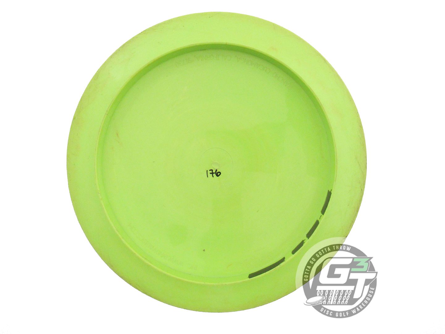 USED Infinite I-Blend Pharaoh 176g Lime Red Foil Distance Driver Golf Disc