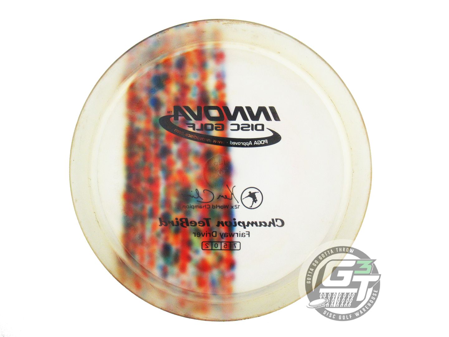 USED Innova I-DYE Champion Teebird 174g Splatter Dots Fairway Driver Golf Disc