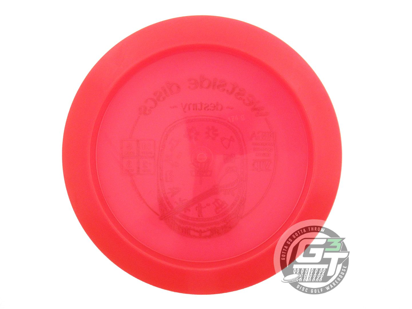 USED Westside Discs VIP Destiny 174g Red Blue Foil Distance Driver Golf Disc