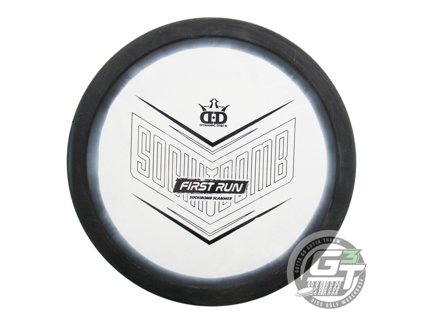 USED Dynamic Discs FIRST RUN Classic Orbit Slammer 175g Black-White Putter Disc