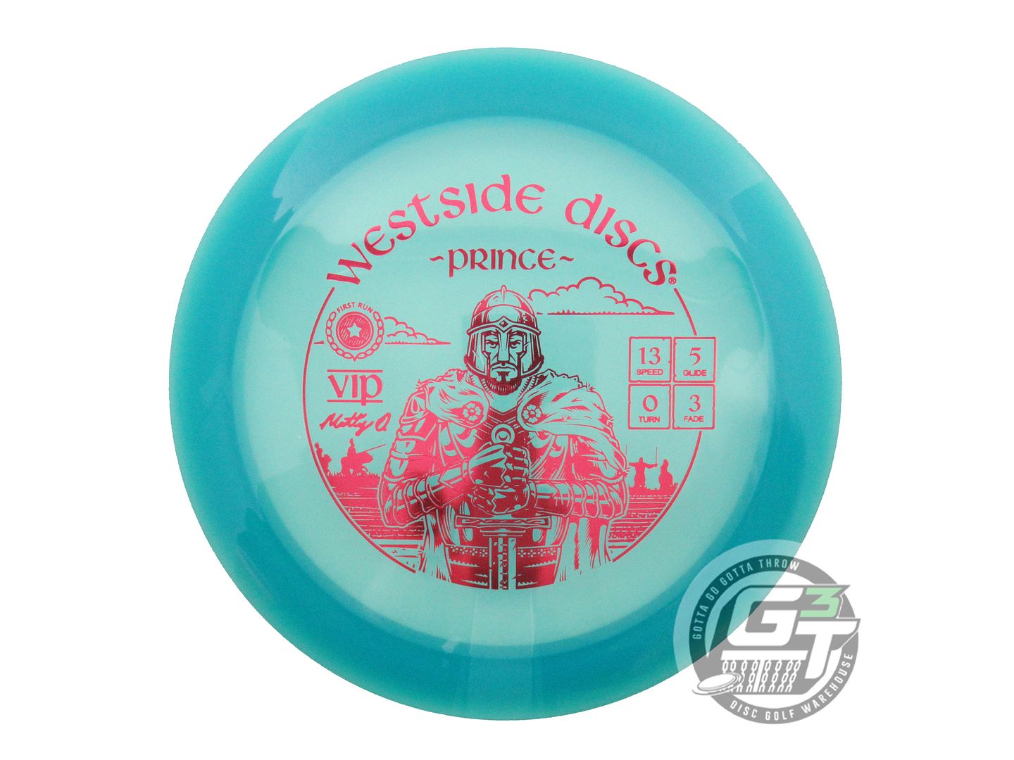 NOS Westside Discs [ORUM] VIP Prince 175g Teal Red Foil Distance Driver Disc