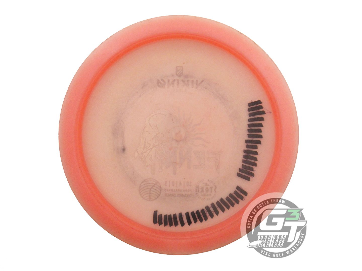 USED Viking Discs Storm Fenrir 175g Pink Silver Foil Distance Driver Golf Disc