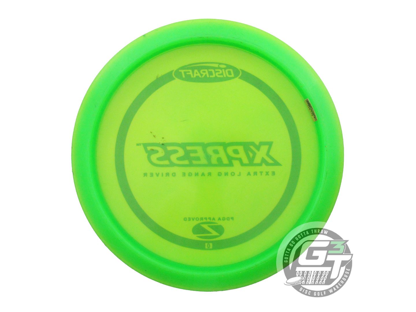 USED Discraft Z Xpress 173g Lime Purple Foil PFN Fairway Driver Golf Disc