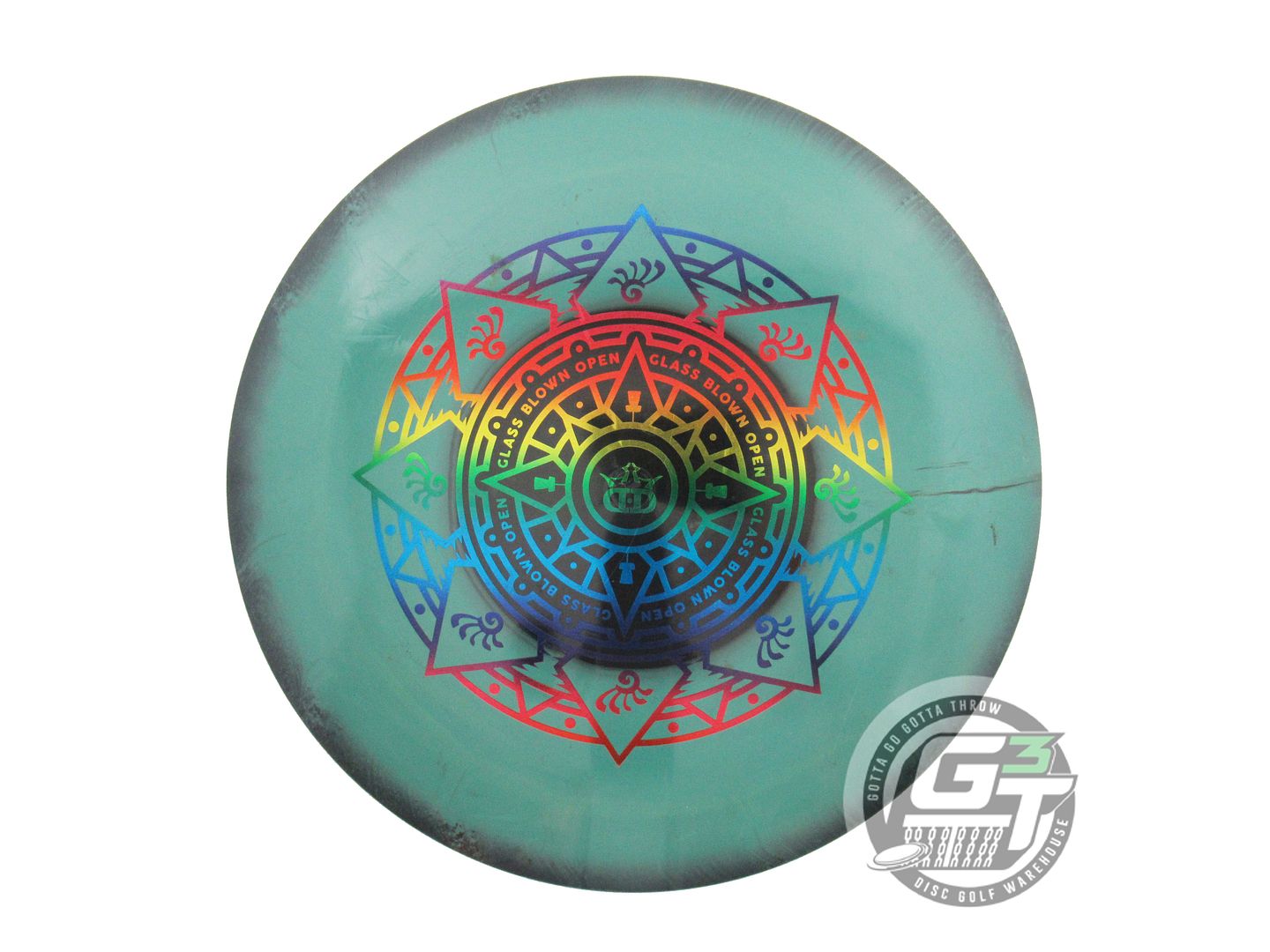 USED Dynamic Discs Fuzion Orbit Trespass 175g Black-Green Distance Driver Disc