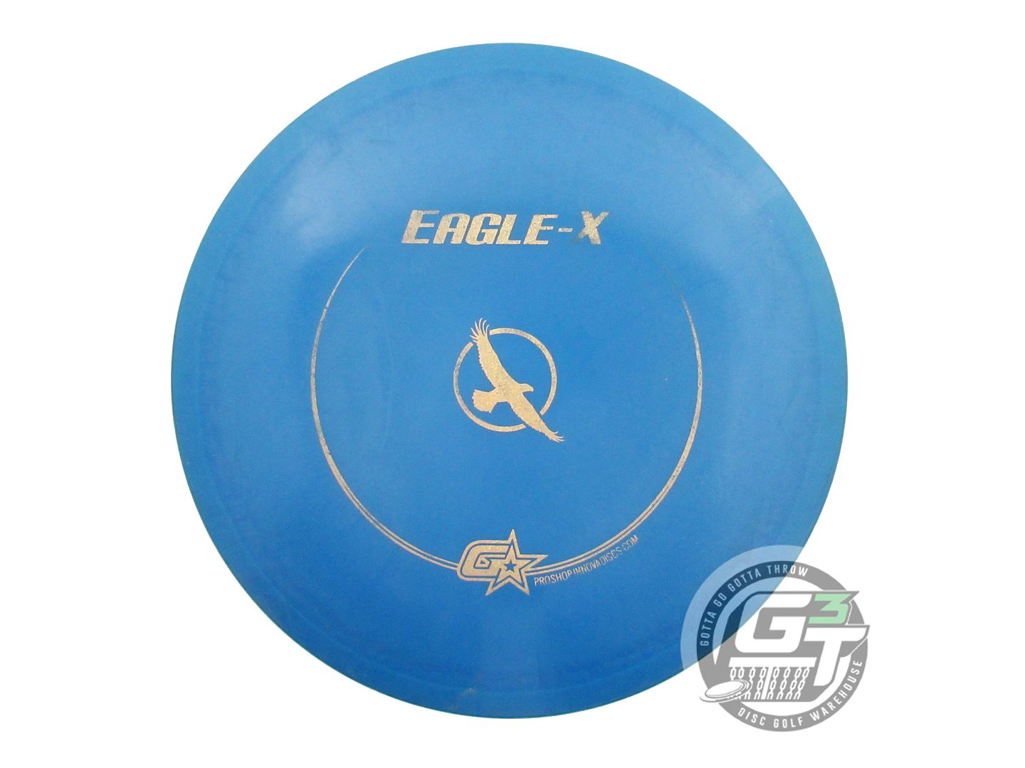 USED Innova [LE] GStar Eagle-X 170g Blue Gold Glitter Foil Fairway Driver Disc