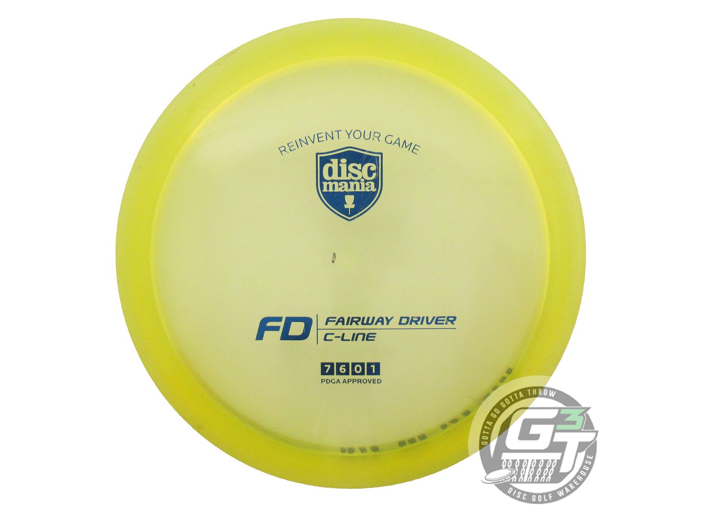 USED DiscMania C-Line FD 173g Yellow Blue Foil Fairway Driver Golf Disc