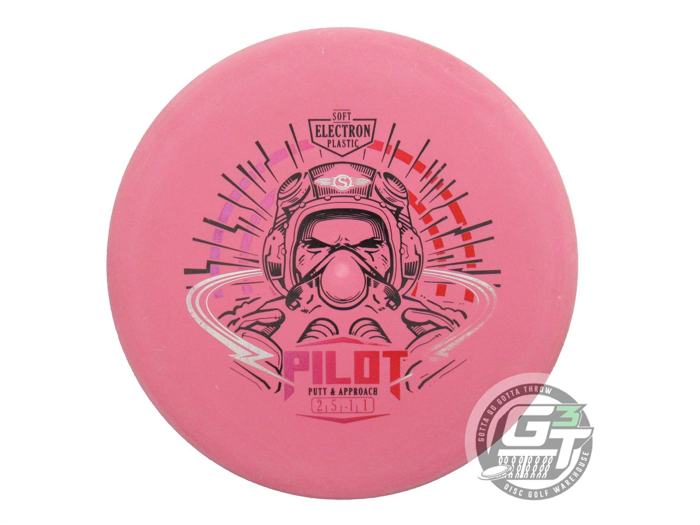 USED Streamline Discs Electron Soft Pilot 173g Pink Putter Golf Disc
