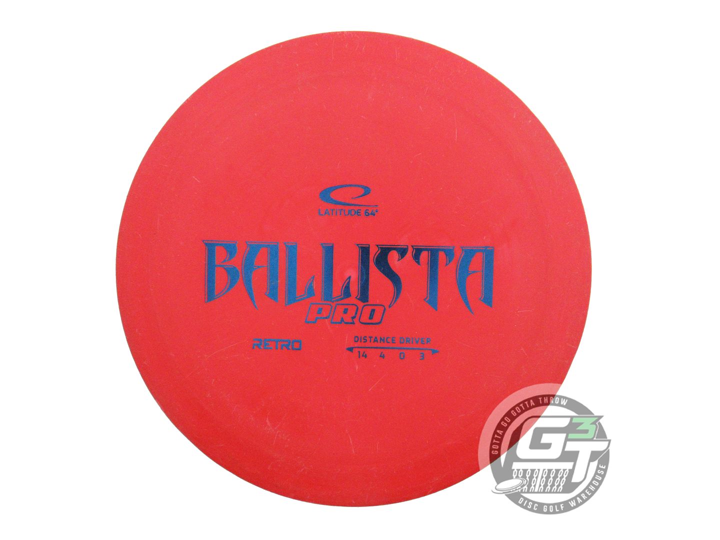 USED Latitude 64 Retro Ballista Pro 176g Red Blue Foil Distance Driver Golf Disc