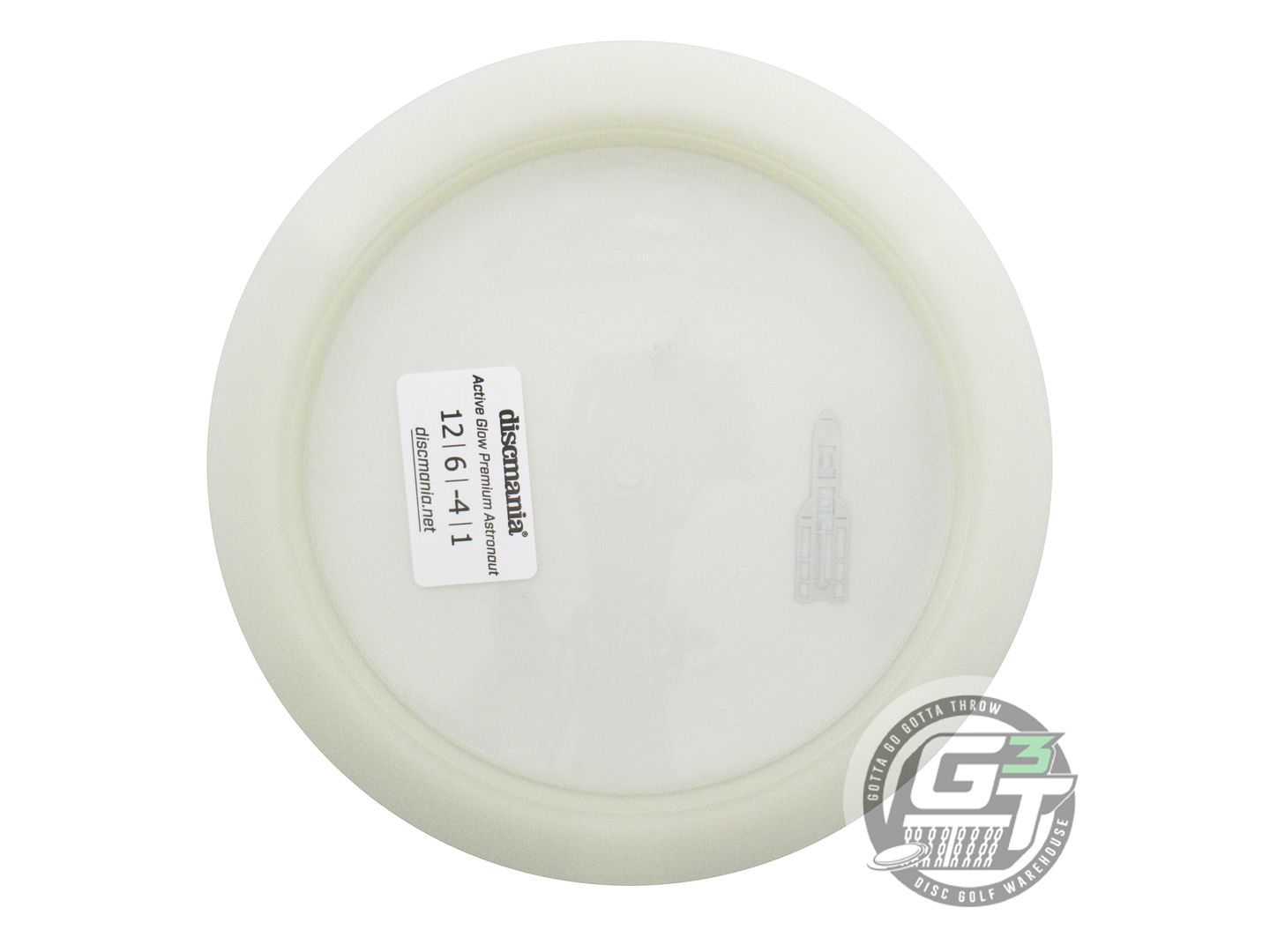 NOS DiscMania Active Premium Glow Astronaut 176g Teal Glitter Foil Driver Disc