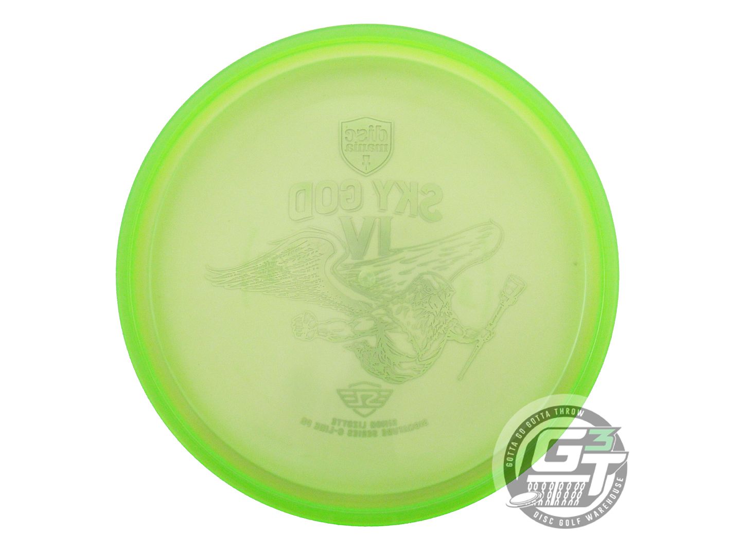 USED DiscMania SKY GOD 4 C-Line P2 173g Green Gray Foil Putter Golf Disc