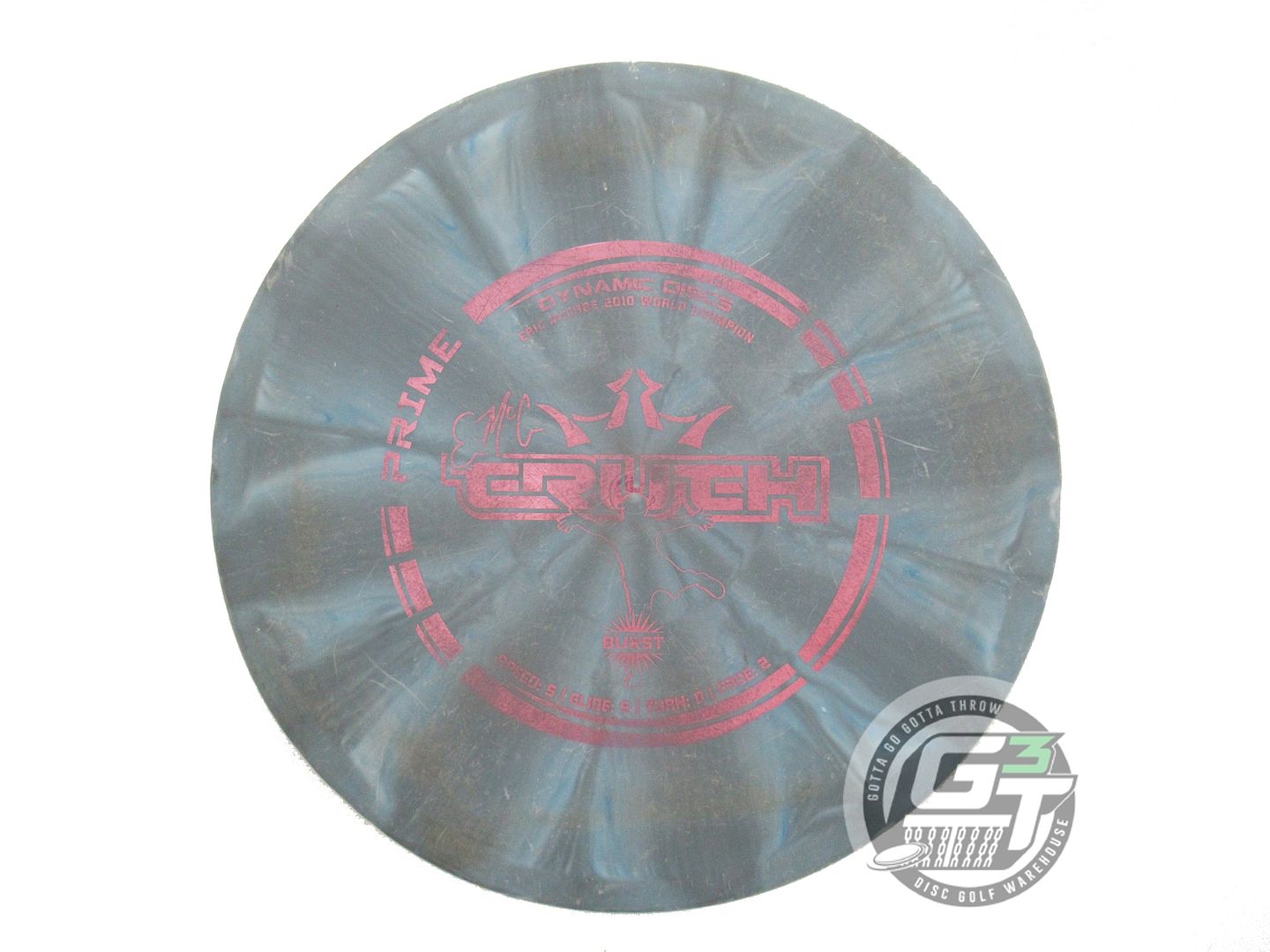 USED Dynamic Discs Prime Burst EMAC Truth 178g Gray-Blue Midrange Golf Disc