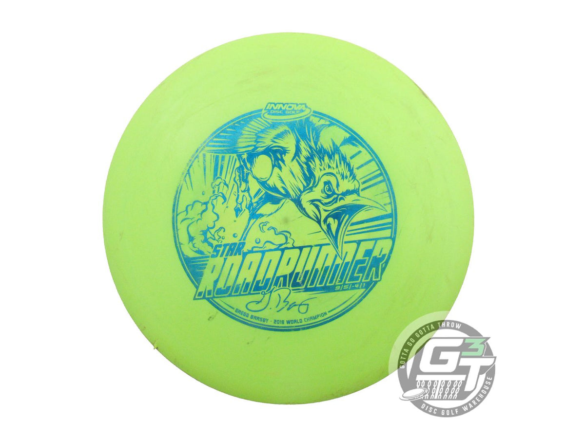 USED Innova [BARSBY] Star Roadrunner 176g Lime Blue Foil Distance Driv ...