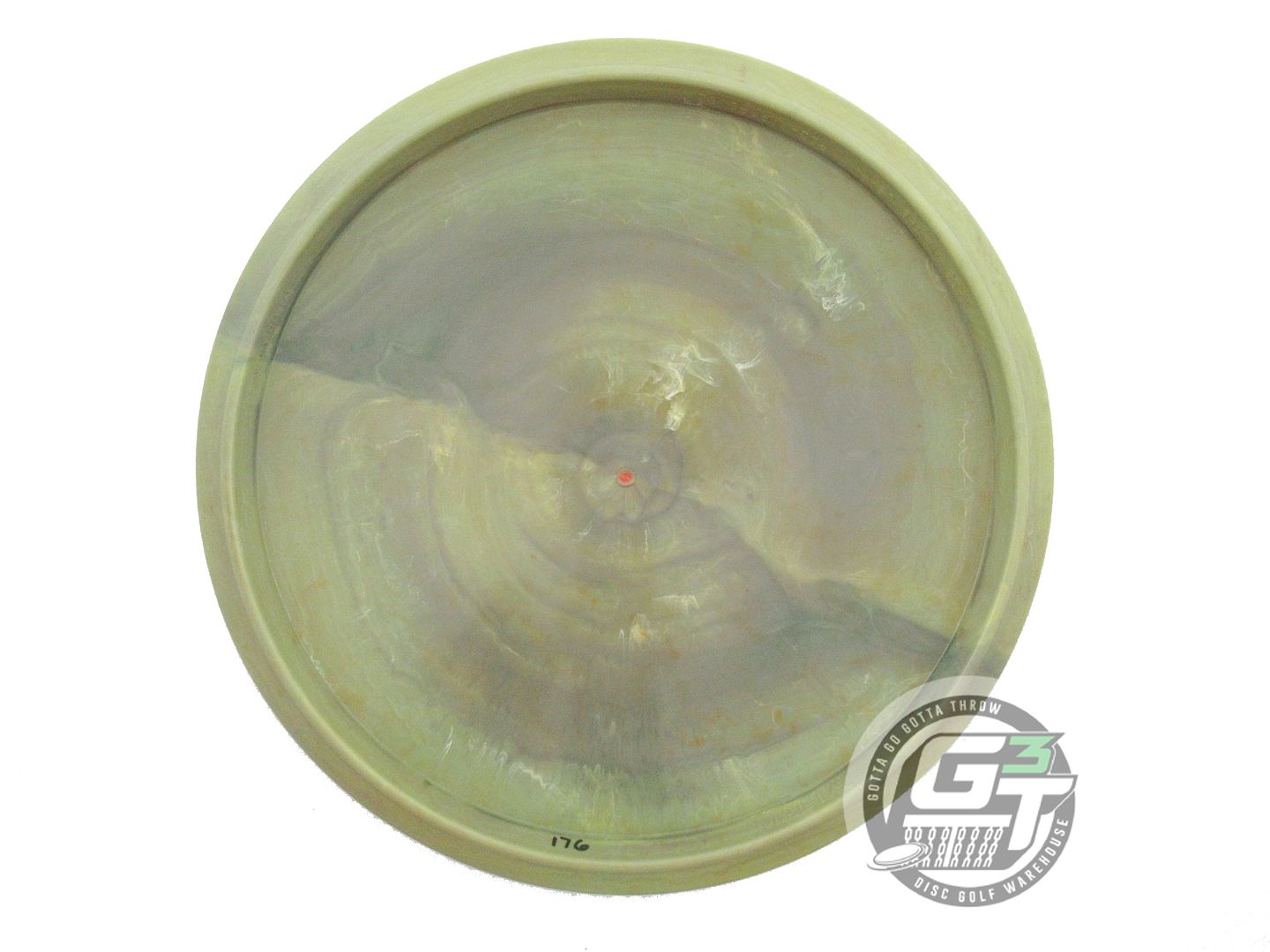 USED Discraft [McBETH] 6X CLAW ESP Malta 176g Olive-Orange Teal Midrange Disc
