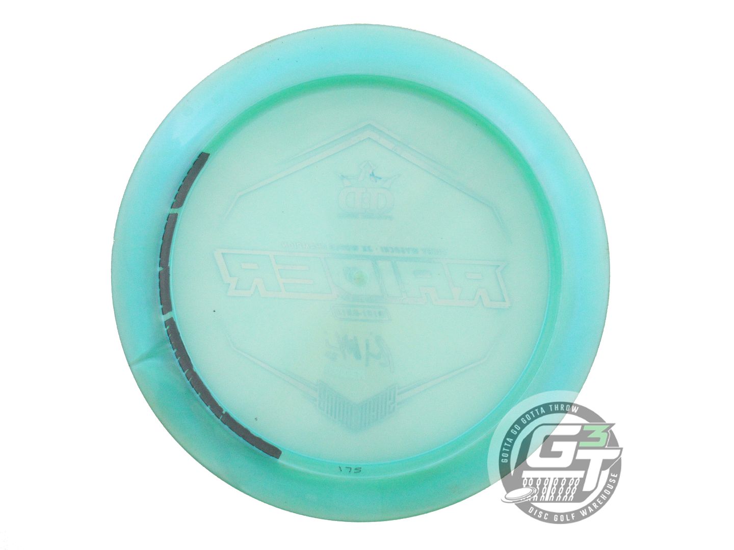 USED Dynamic Discs [WYSOCKI] Glimmer Lucid Ice Raider 175g Seafoam Driver Disc