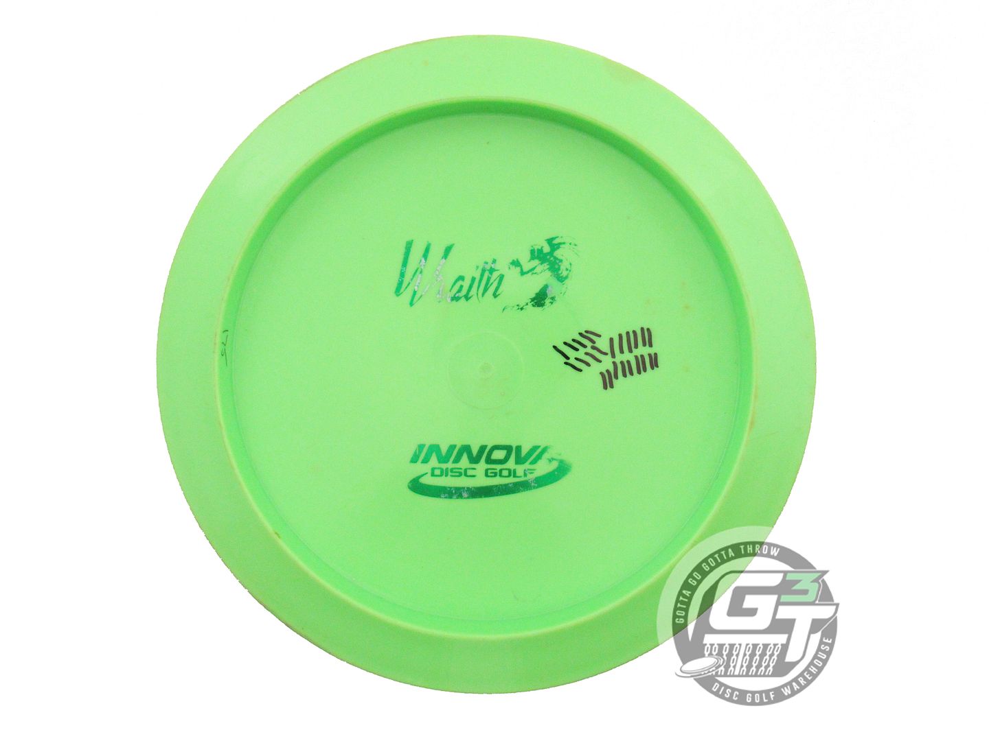USED Innova Backstamp Star Wraith 175g Lime Green Foil Driver Golf Disc
