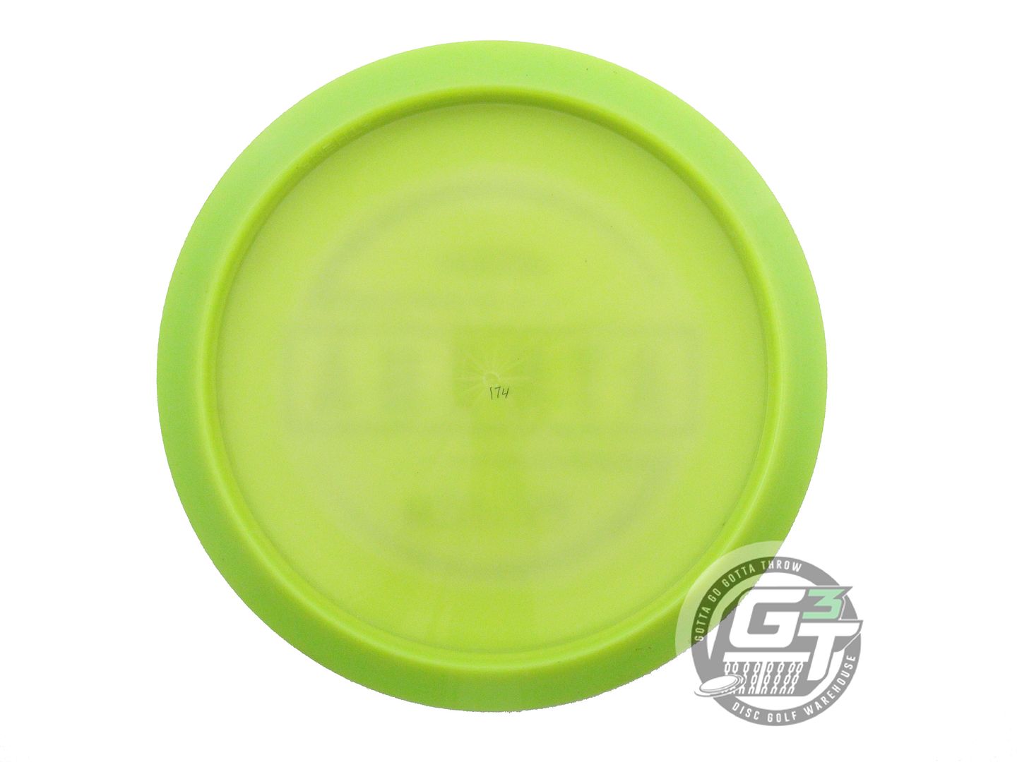USED Discraft [McBETH] ESP Athena 174g Lime Pink Heart Foil Driver Golf Disc