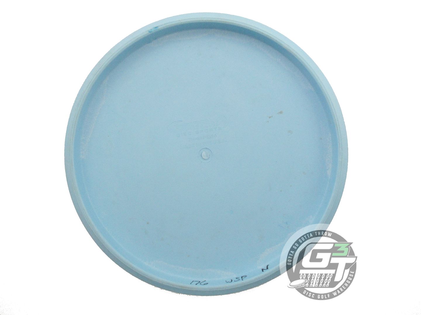 USED Gateway [SE] Nylon War Spear 176g Sky Blue Gold Foil Putter Golf Disc