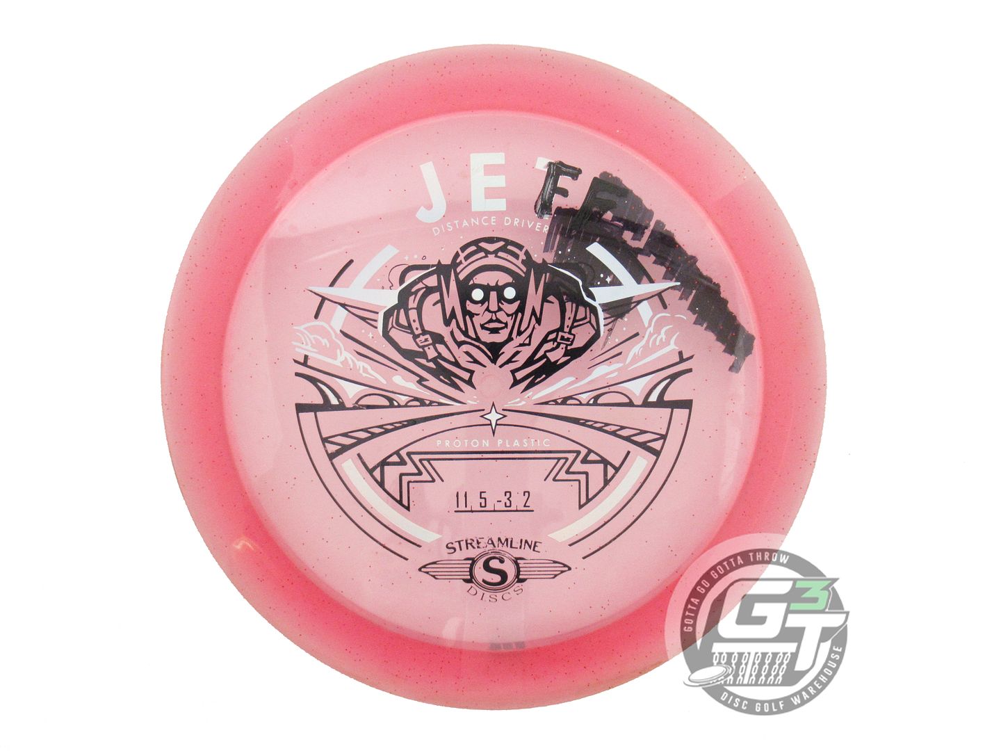 USED Streamline Discs Proton Jet 177g Pink Distance Driver Golf Disc