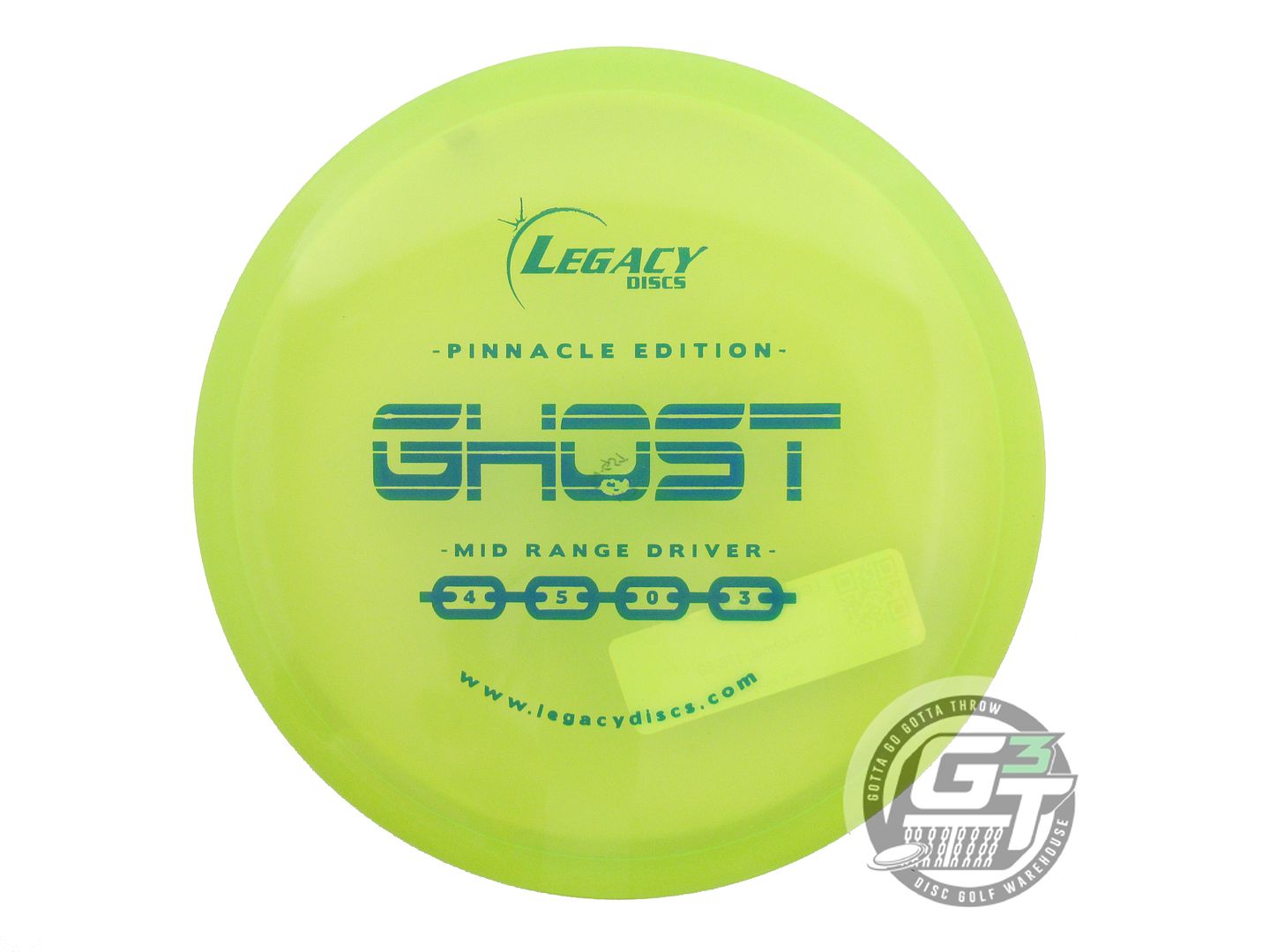 Legacy Pinnacle Edition Ghost Midrange Golf Disc (Individually Listed)