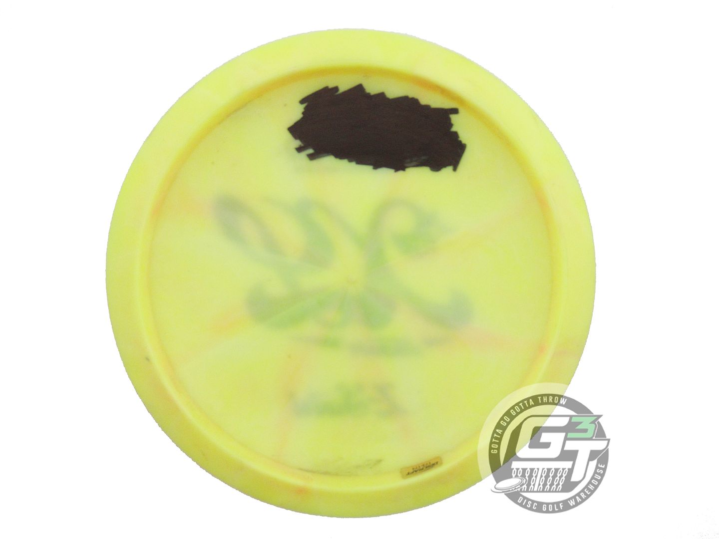 USED Discraft [LEDGESTONE] Z Swirl XL 174g Yellow Distance Driver Golf Disc