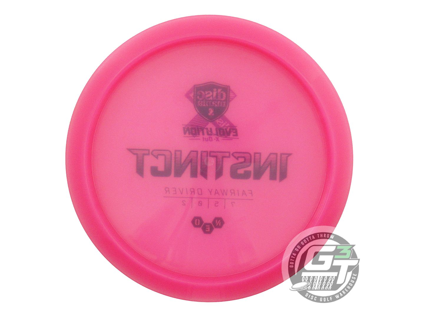 NOS DiscMania X-OUT Neo Instinct 174g Pink Black Stamp Fairway Driver Golf Disc