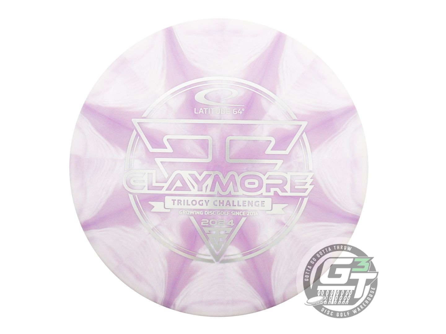 Latitude 64 Limited Edition 2024 Trilogy Challenge Gold Ice Burst Claymore Midrange Golf Disc (Individually Listed)