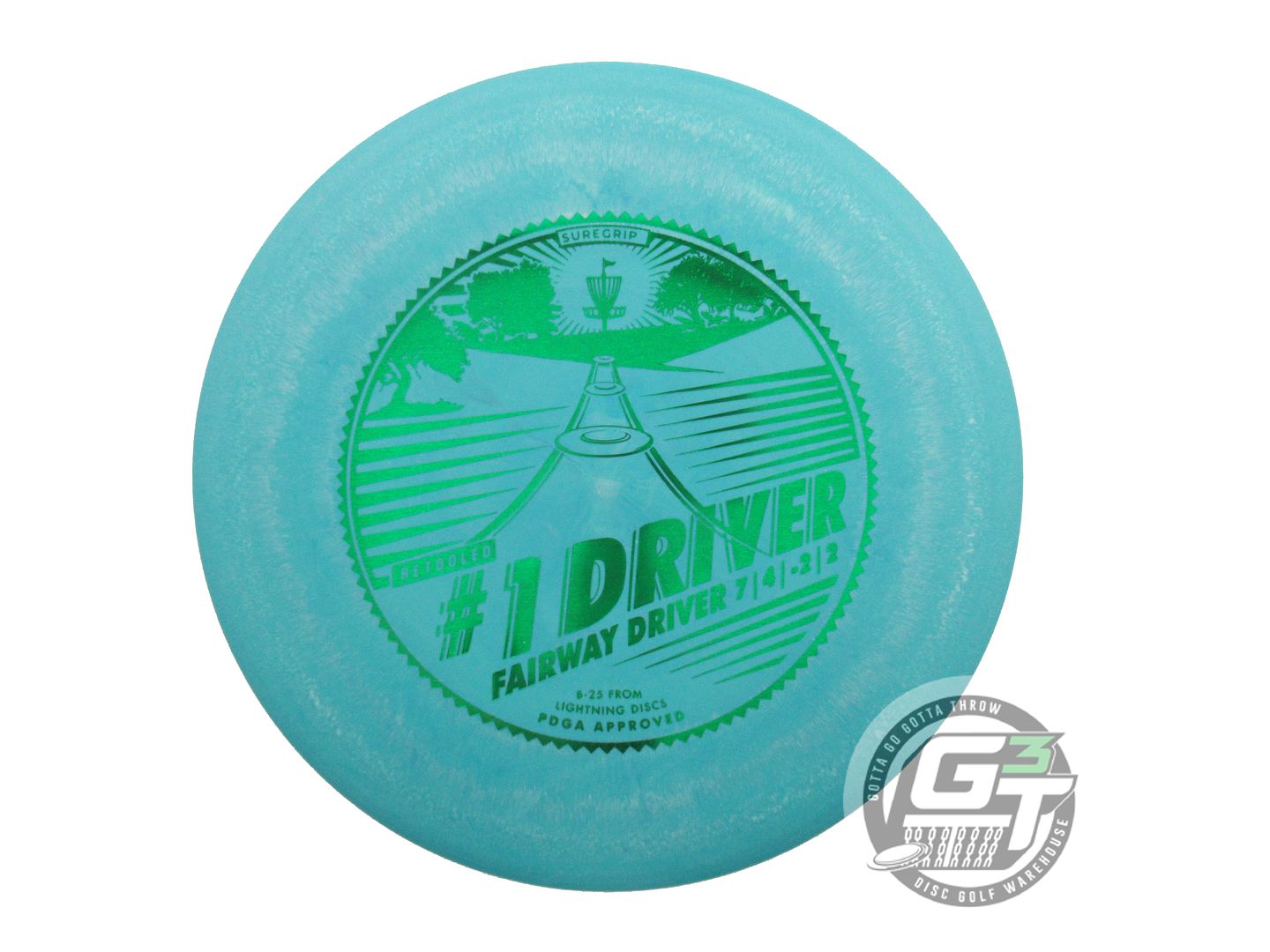 Lightning Sure Grip #1 Driver [Retool] Fairway Driver Golf Disc (Individually Listed)
