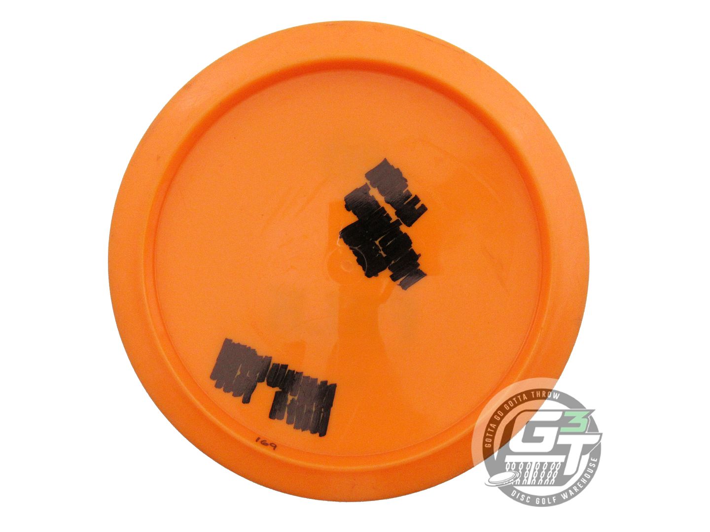 USED Kastaplast K1 Falk 169g Orange Silver Glitter Foil Fairway Driver Golf Disc