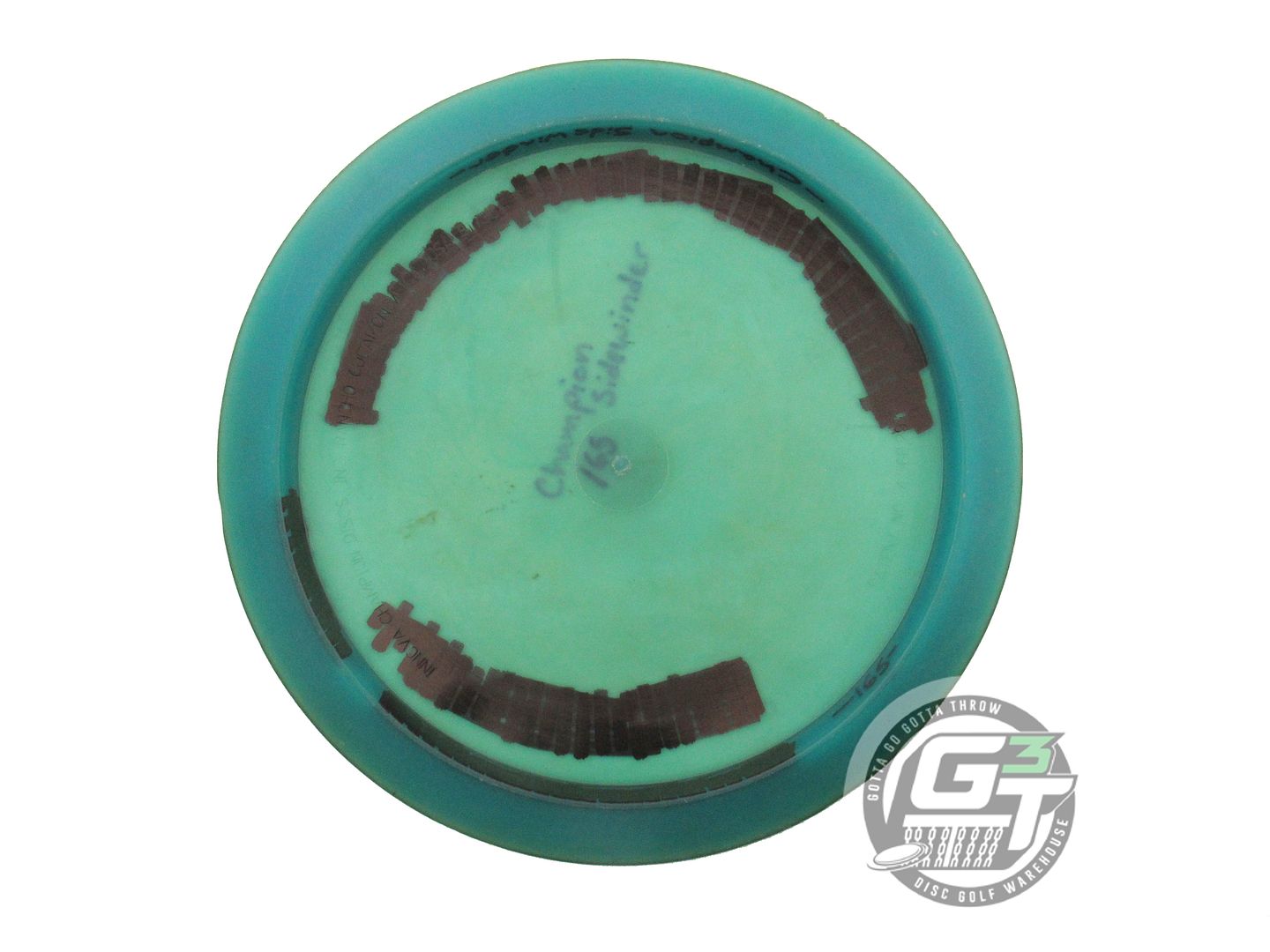 USED Innova Champion Sidewinder 165g Teal Wiped Stamp PFN Distance Driver Disc