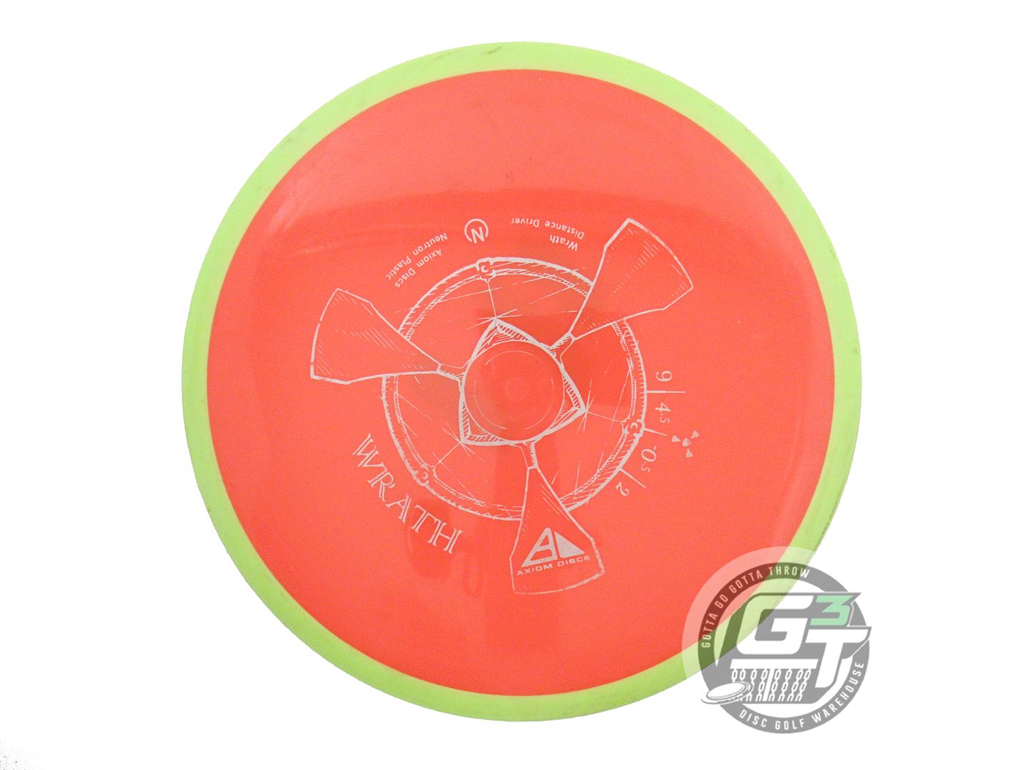 USED Axiom Discs X-OUT Neutron Time Lapse 173g Gray Orange Rim Driver Golf Disc