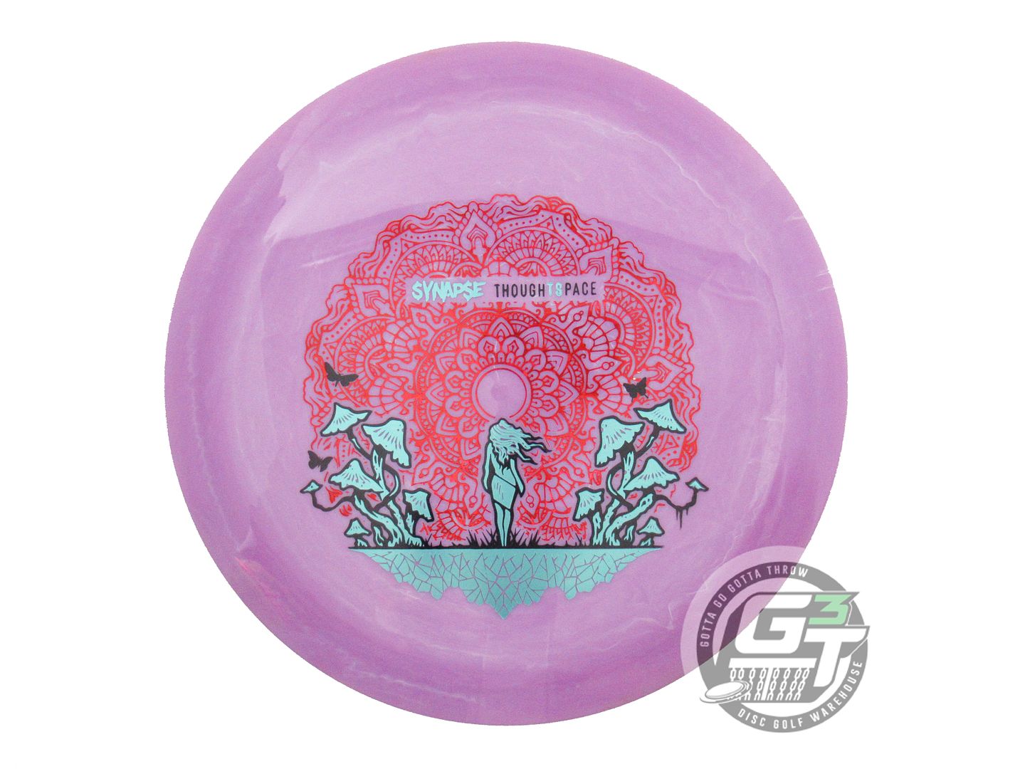 USED Thought Space Aura Synapse 175g Lilac Distance Driver Golf Disc