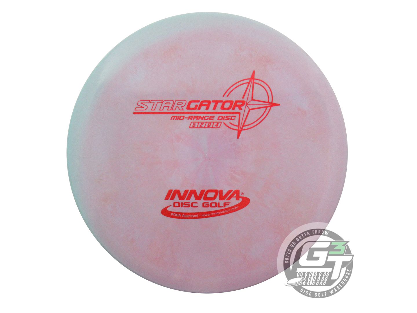 USED Innova Star Gator 174g Lilac Red Shatter Foil Midrange Golf Disc