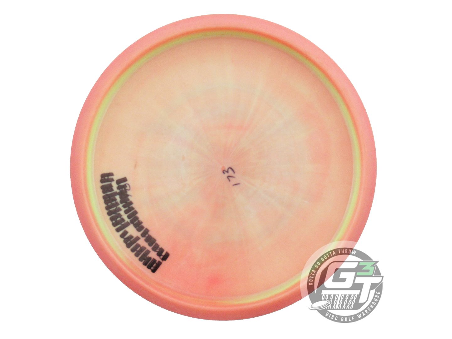 USED Discraft ESP FLX Buzzz 173g Pink-Peach Checker Foil Midrange Golf Disc