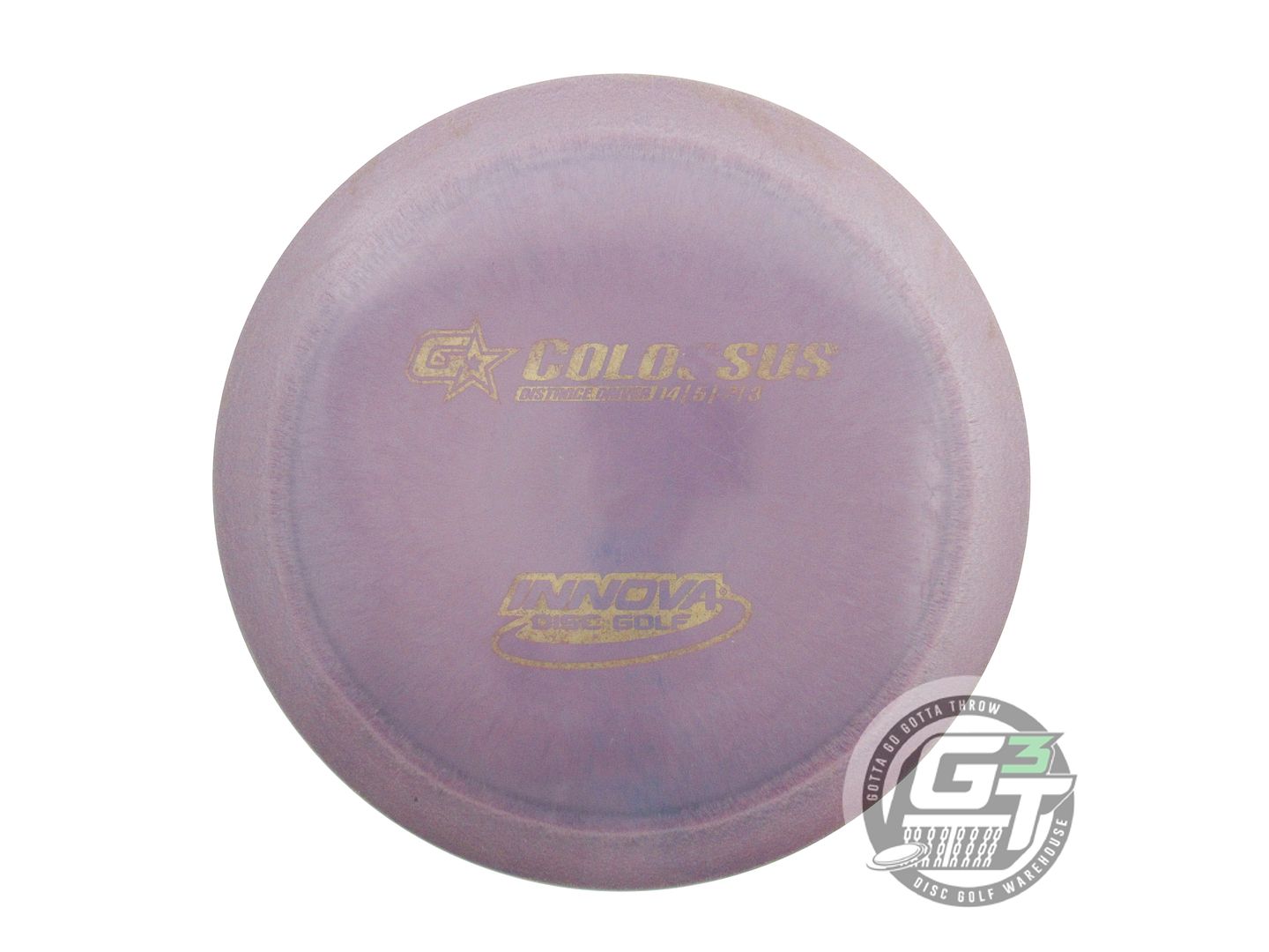 USED Innova GStar Colossus 162g Purple Gray Foil Distance Driver Golf Disc