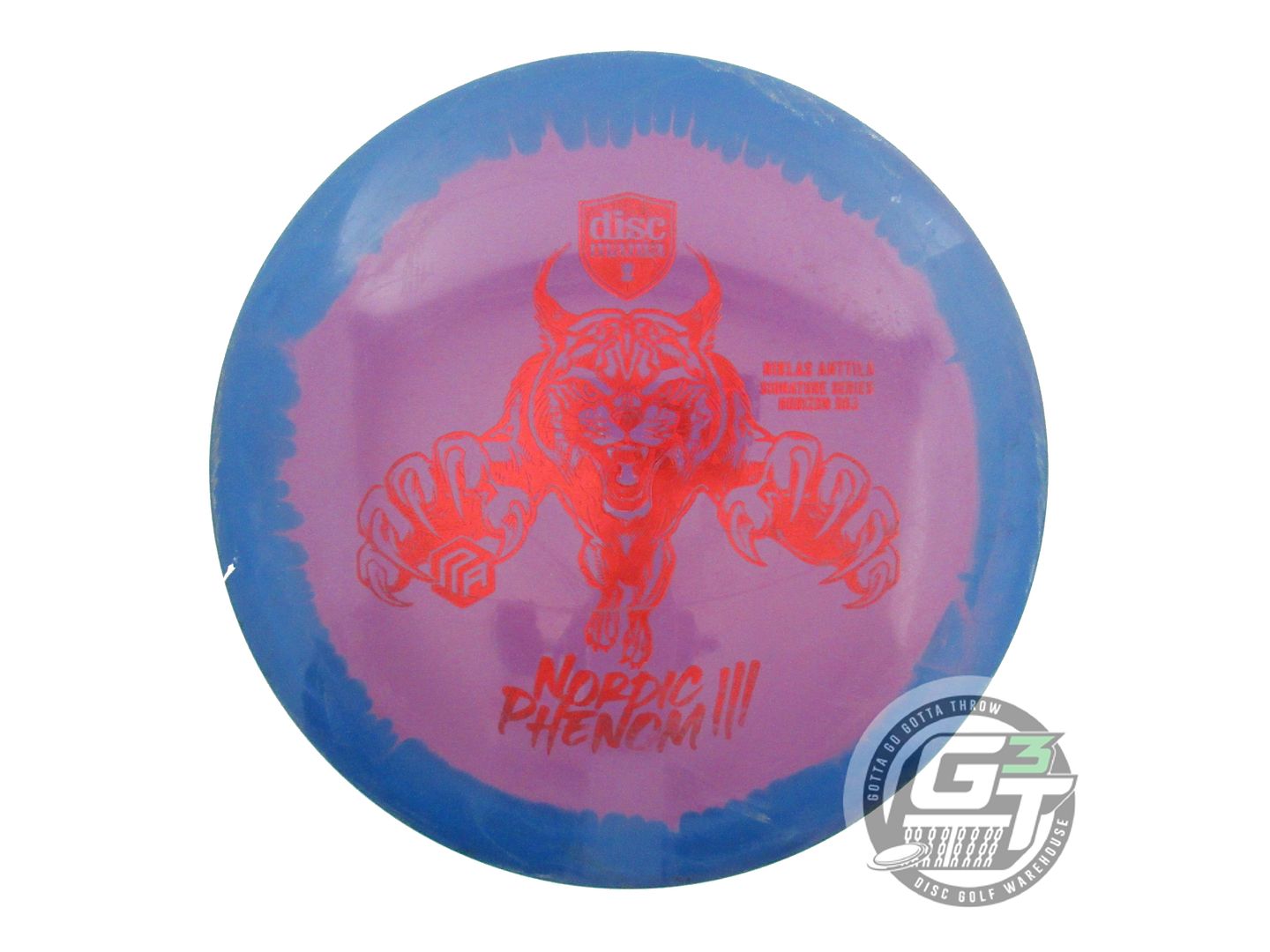 USED DiscMania NORDIC PHENOM 3 Horizon S-Line DD3 172g Blue-Purple Driver Disc