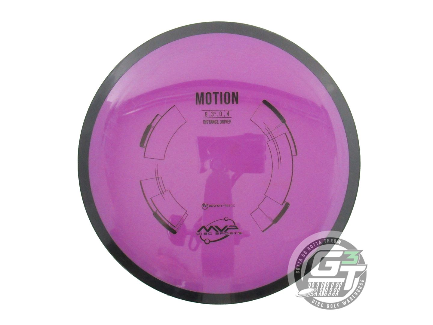 USED MVP Disc Sports Neutron Motion 158g Purple Distance Driver Golf Disc