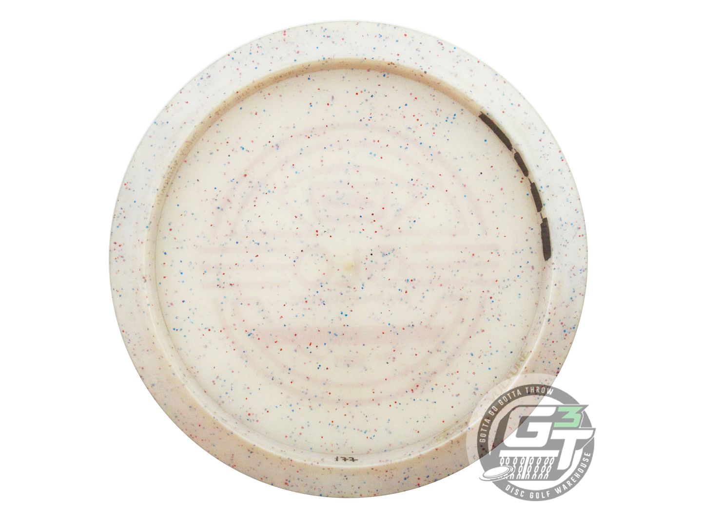 USED Discraft [LEDGESTONE] Glo Sparkle Vulture 177g Orange Star Foil Driver Disc