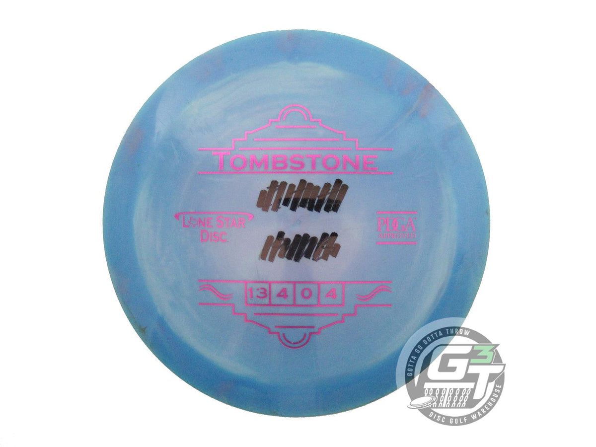 USED Lone Star Alpha Tombstone 173g Blue Magenta Foil Distance Driver Golf Disc