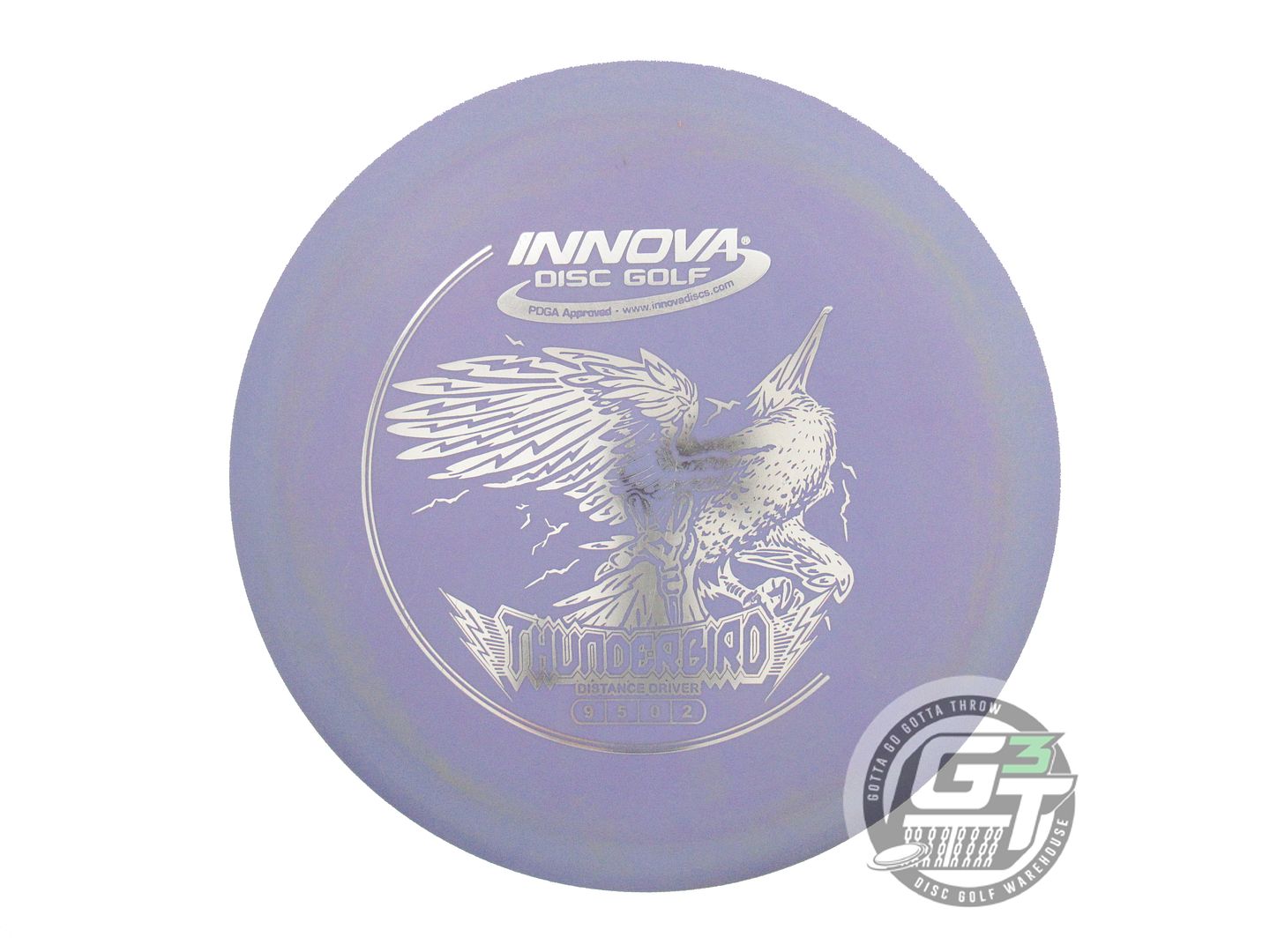 USED Innova DX Thunderbird 171g Purple Silver Foil Distance Driver Golf Disc