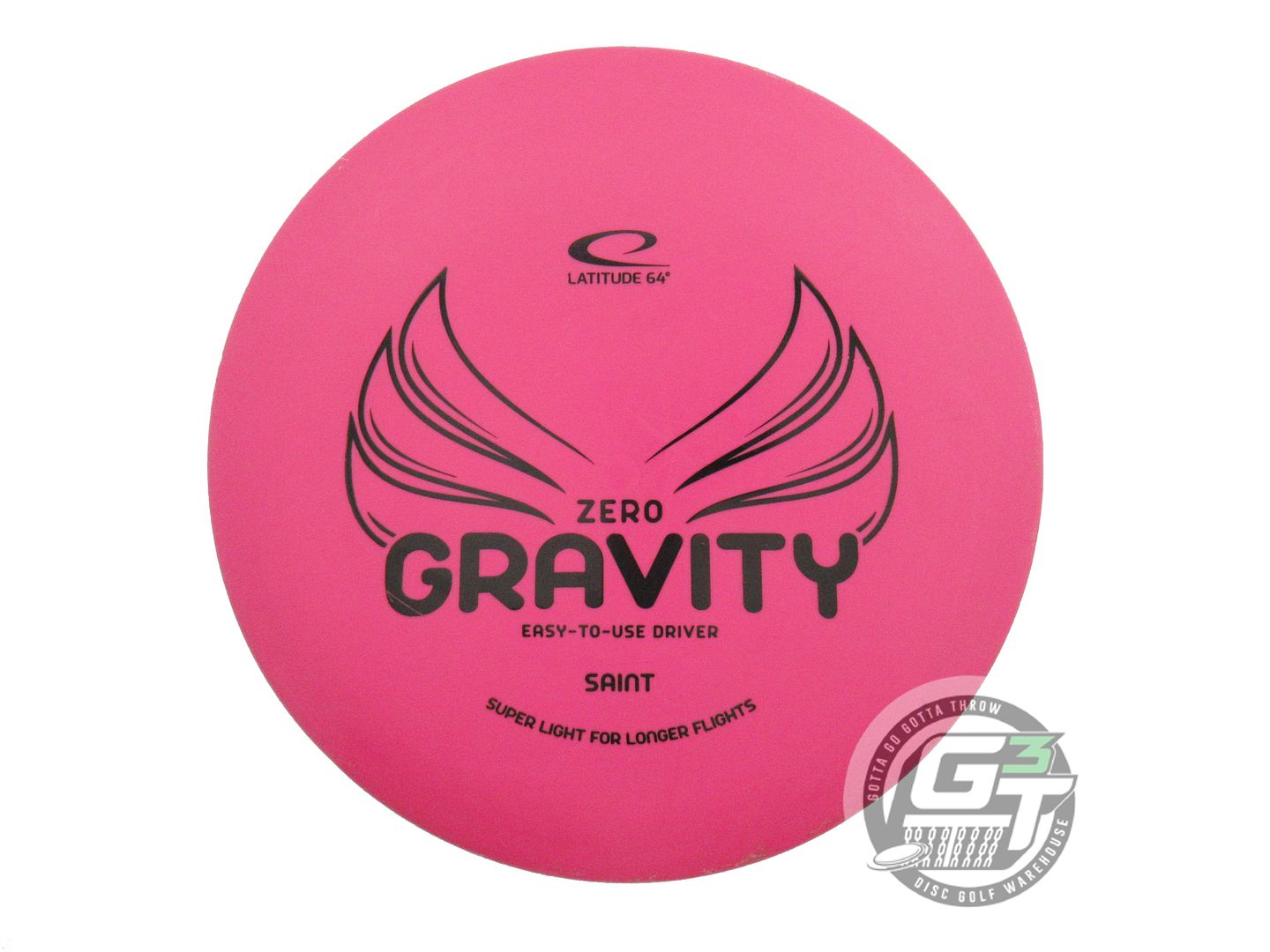 USED Latitude 64 Zero Gravity Saint 126g Pink Black Stamp Fairway Driver Disc