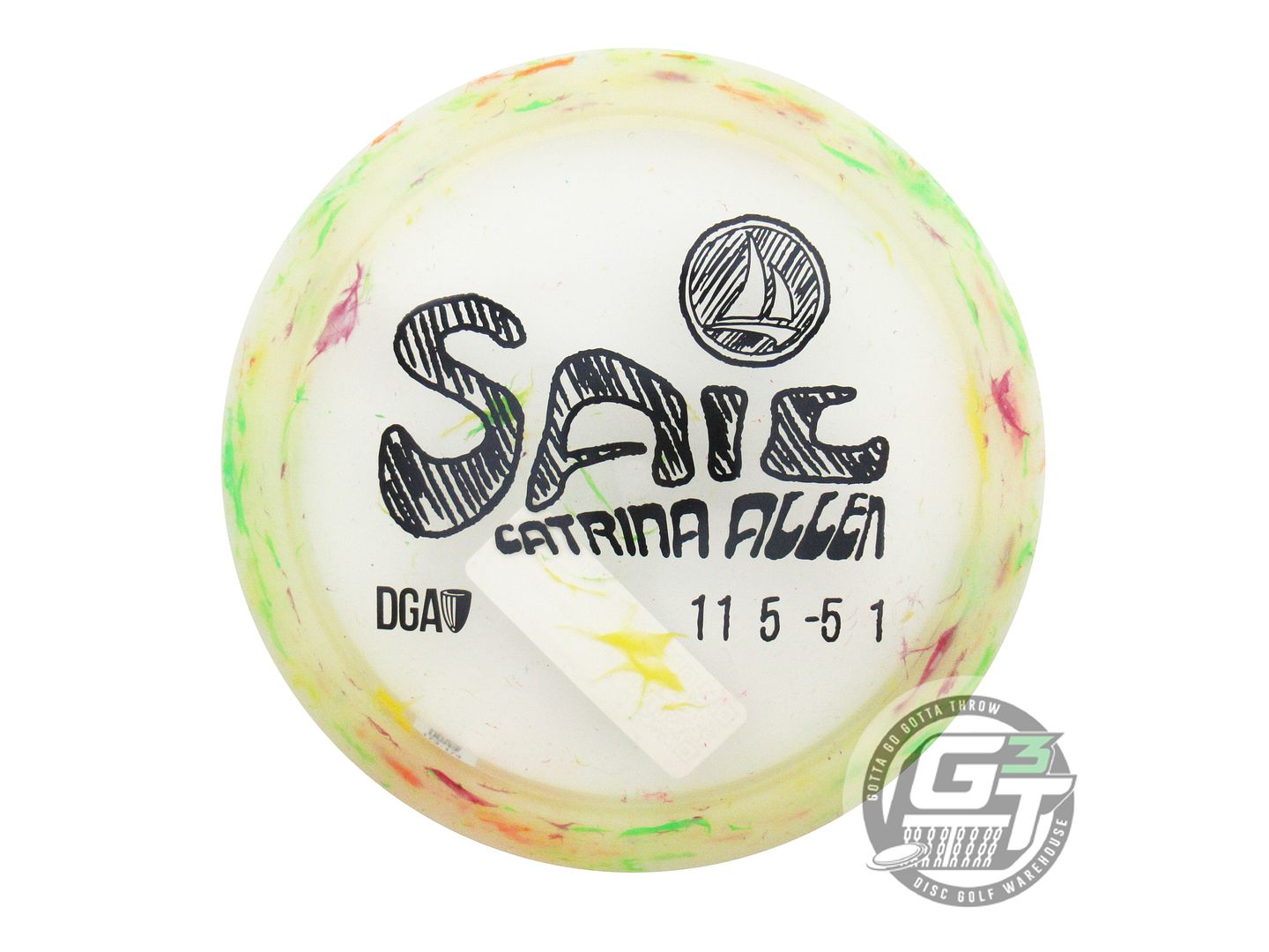 DGA Limited Edition 2025 Tour Series Catrina Allen Granite Blend Sail Distance Driver Golf Disc (Individually Listed)