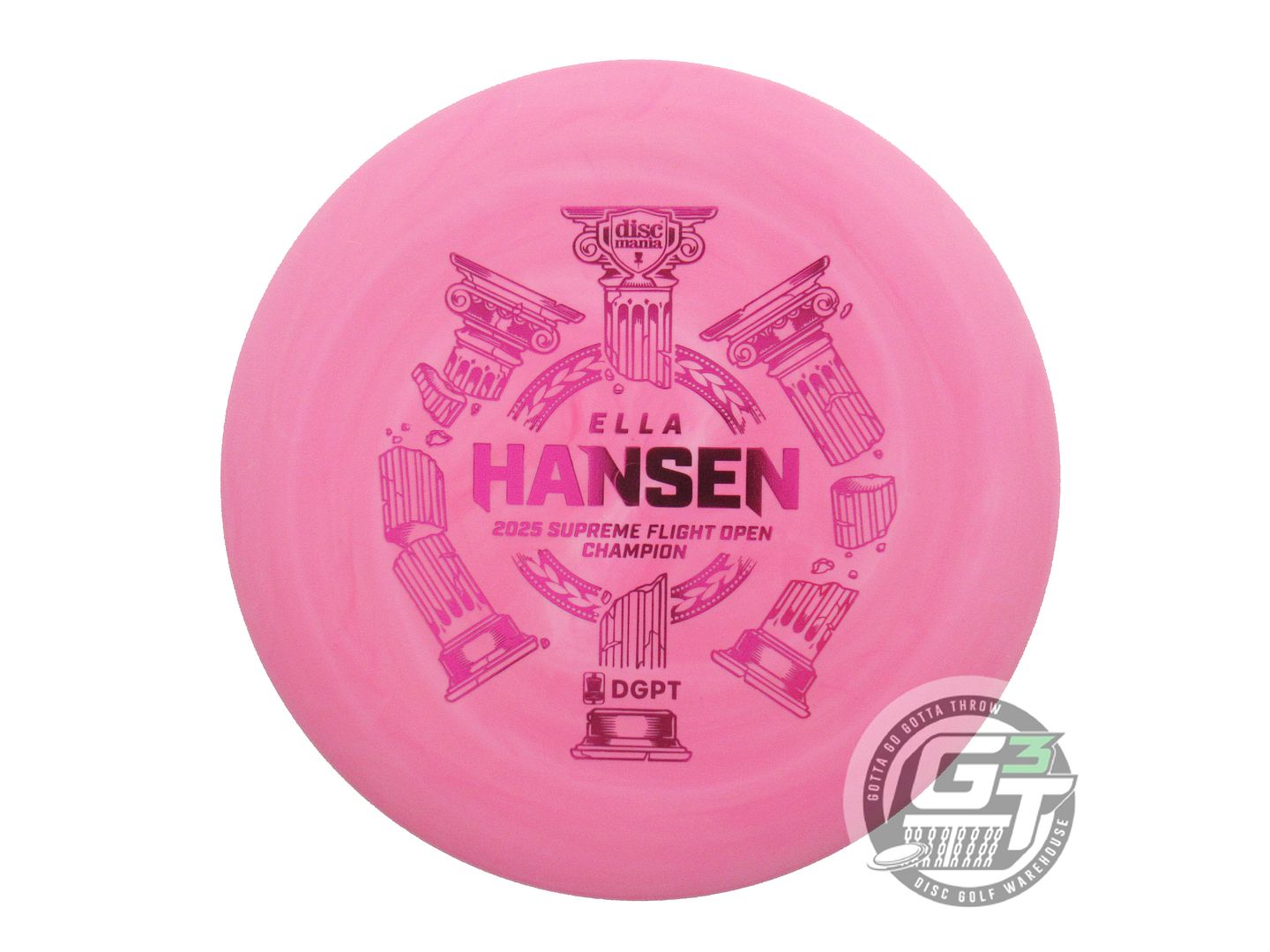 Discmania Limited Edition Triumph Series Ella Hansen 2025 Supreme Flight Open Swirl D-Line Flex 2 P2 Pro Putter Golf Disc (Individually Listed)