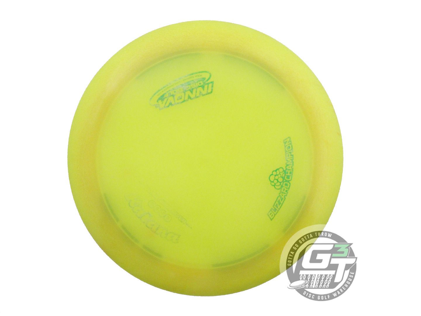 USED Innova Blizzard Katana 157g Yellow Green Foil Distance Driver Golf Disc