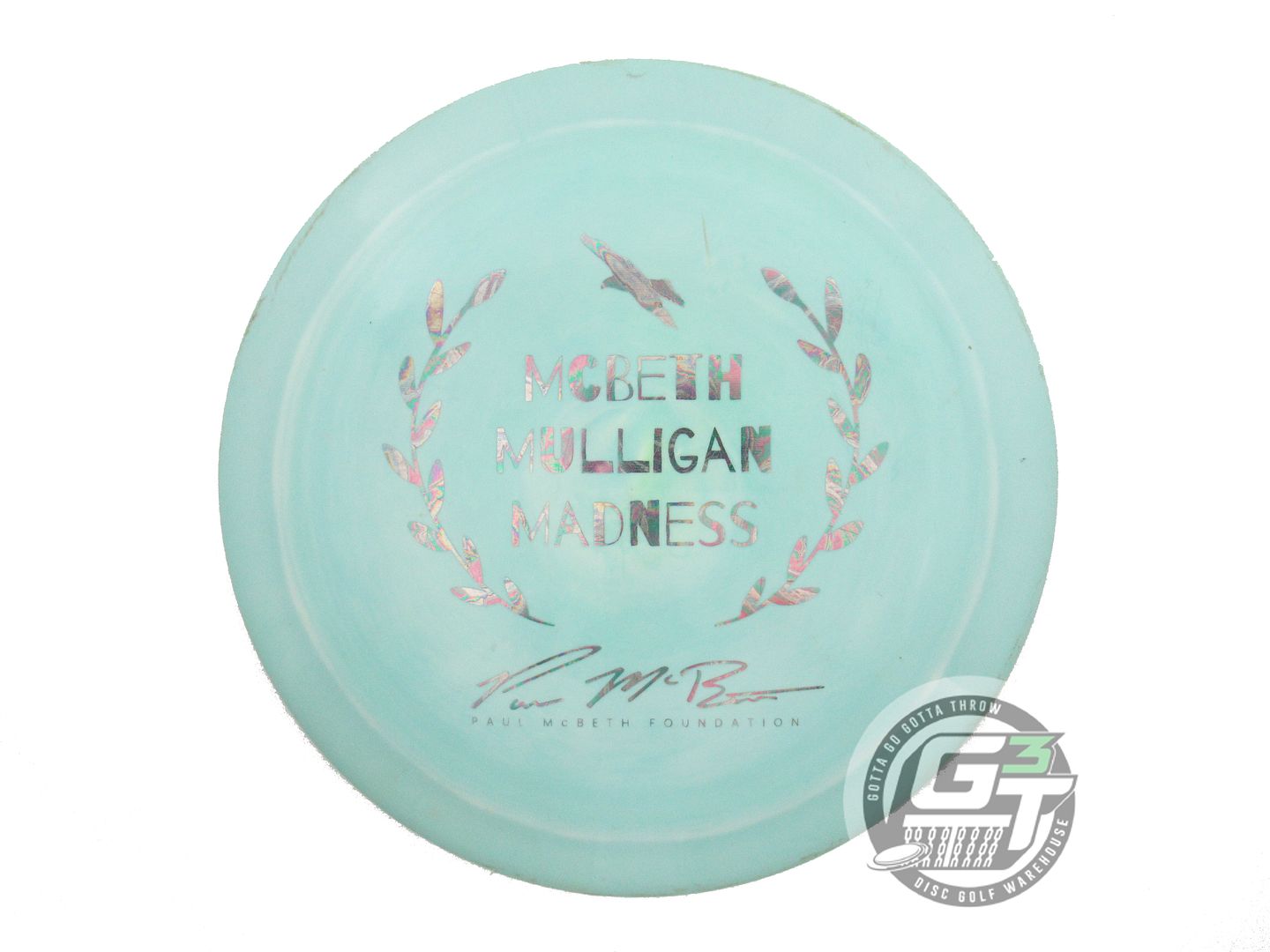 USED Discraft ESP Force 174g Seafoam Oil Slick Foil Distance Driver Golf Disc