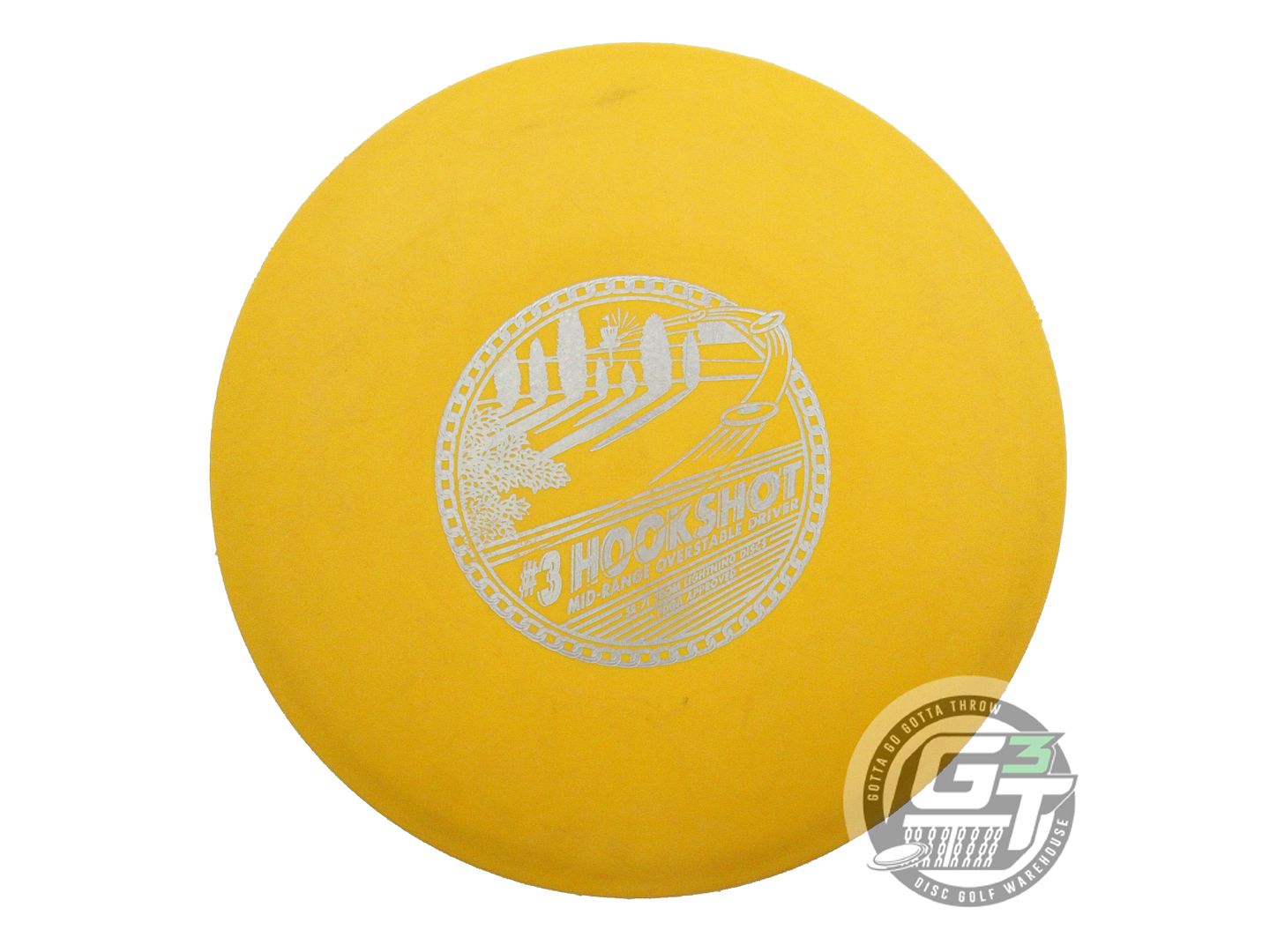 USED Lightning Standard #3 Hookshot 171g Marigold Silver Matrix Midrange Disc