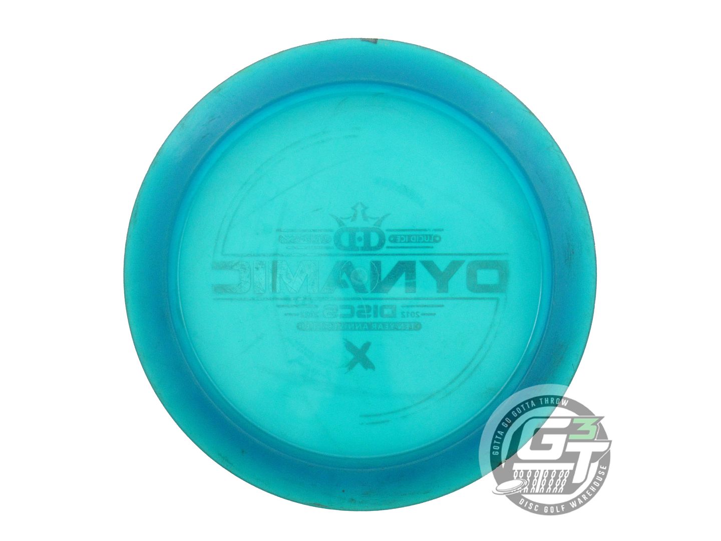 USED Dynamic Discs [10 YEAR] Lucid Ice Trespass 173g Teal Gold Foil Driver Disc