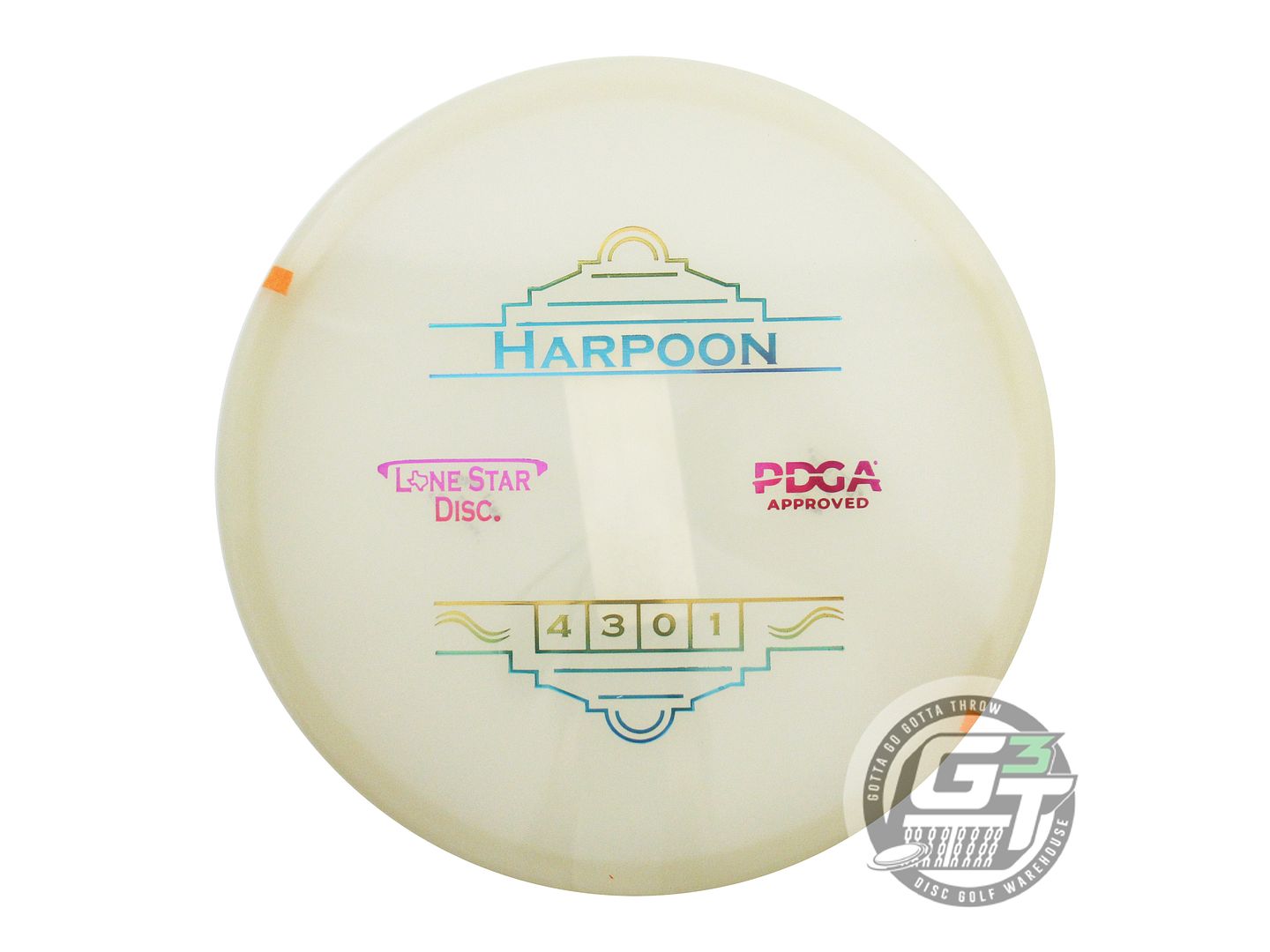 Lone Star Glow Alpha Harpoon Midrange Golf Disc (Individually Listed)