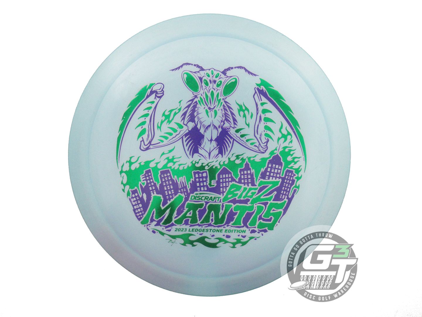 USED Discraft [LEDGESTONE] Big Z Mantis 170g Aqua Fairway Driver Golf Disc