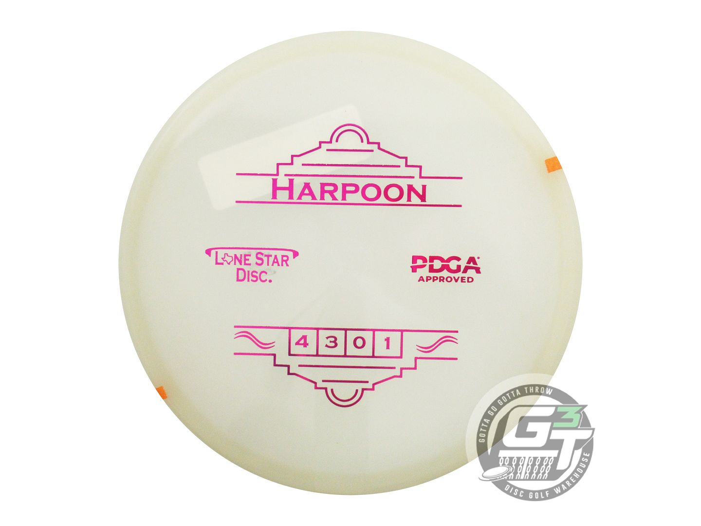 Lone Star Glow Bravo Harpoon Midrange Golf Disc (Individually Listed)