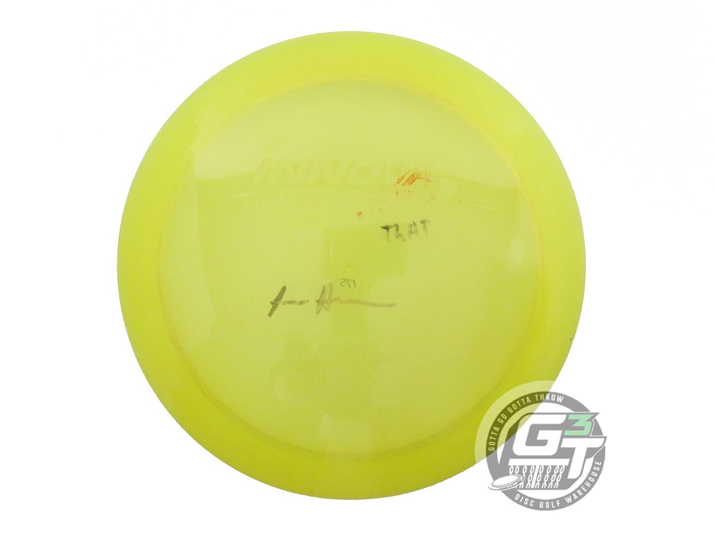 USED Innova Champion Mamba 175g Yellow Wiped Stamp Distance Driver Golf Disc